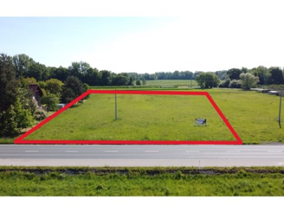 Działka usługowo-mieszkaniowa przy głównej drodze