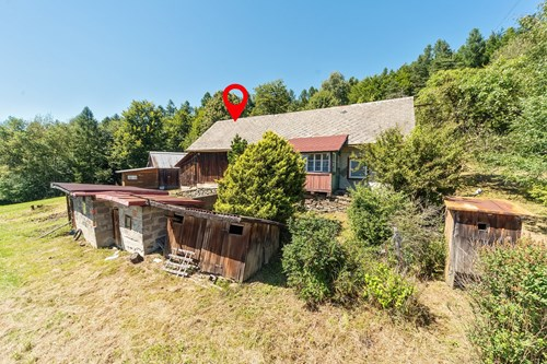 Widokowa działka z domem w Międzybrodzie Bialskie