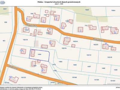 Działka budowlana Witkowice