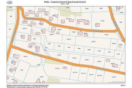 Mała działka budowlana Witkowice