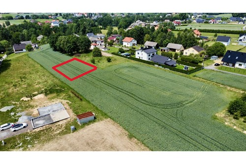 Mała działka budowlana Witkowice